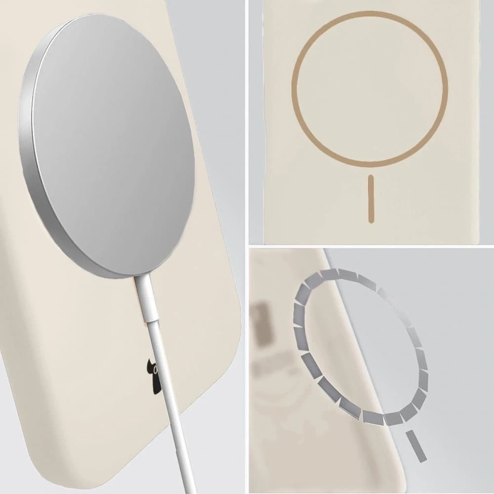 Bizon Soft Case Magnetic Xiaomi 17 écru
 - 4