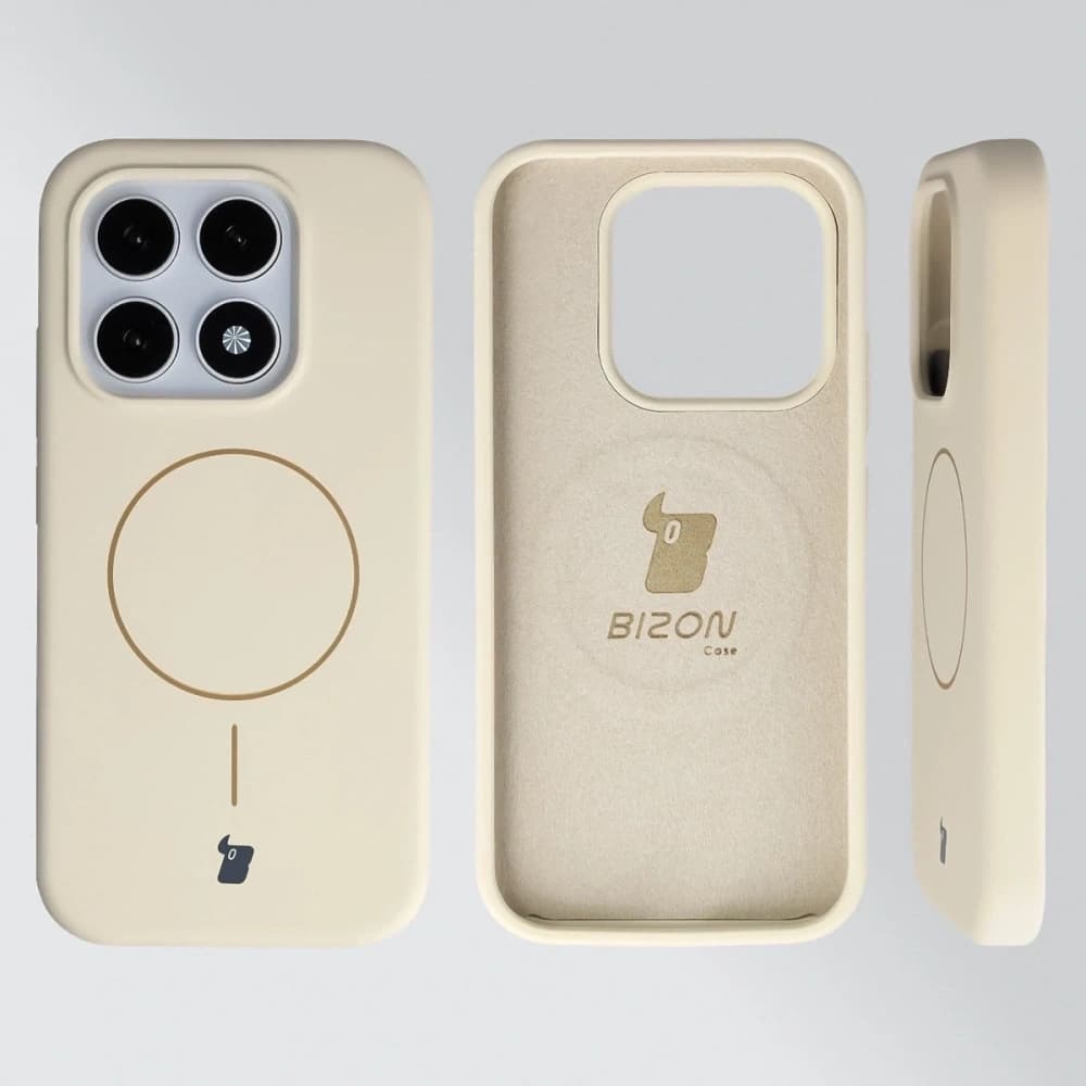 Bizon Soft Case Magnetic Xiaomi 17 écru
 - 5