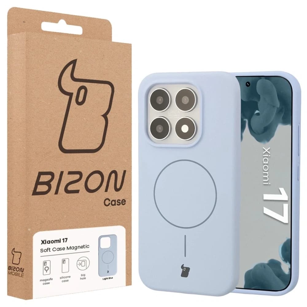 Bizon Soft Case Magnetic Xiaomi 17 blau
 - 8