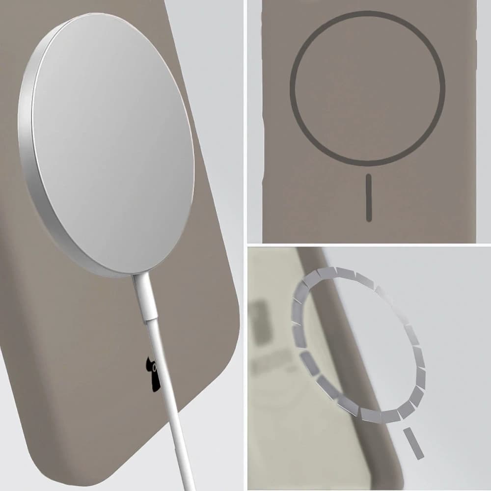 Bizon Soft Case Magnetic Xiaomi 17 light gray - 4