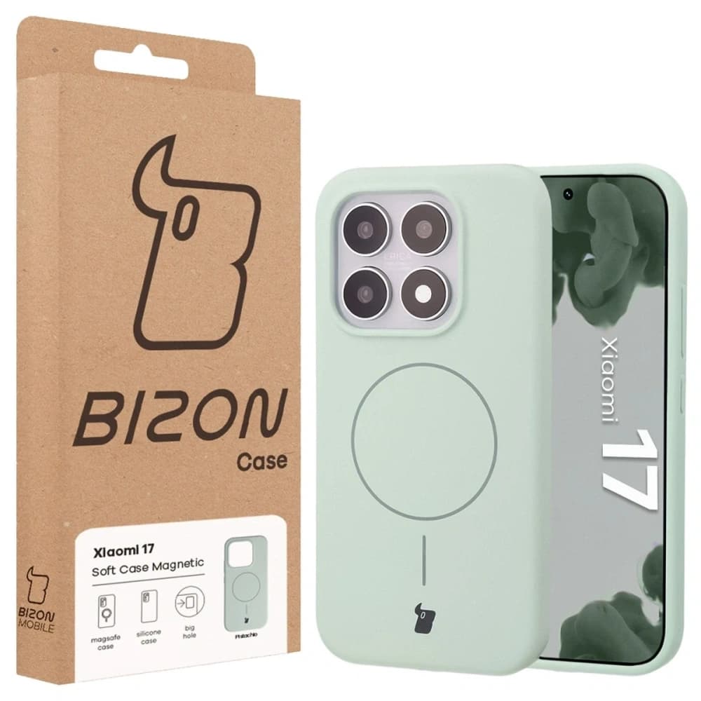 Bizon Soft Case Magnetic Xiaomi 17 pistazie
 - 8