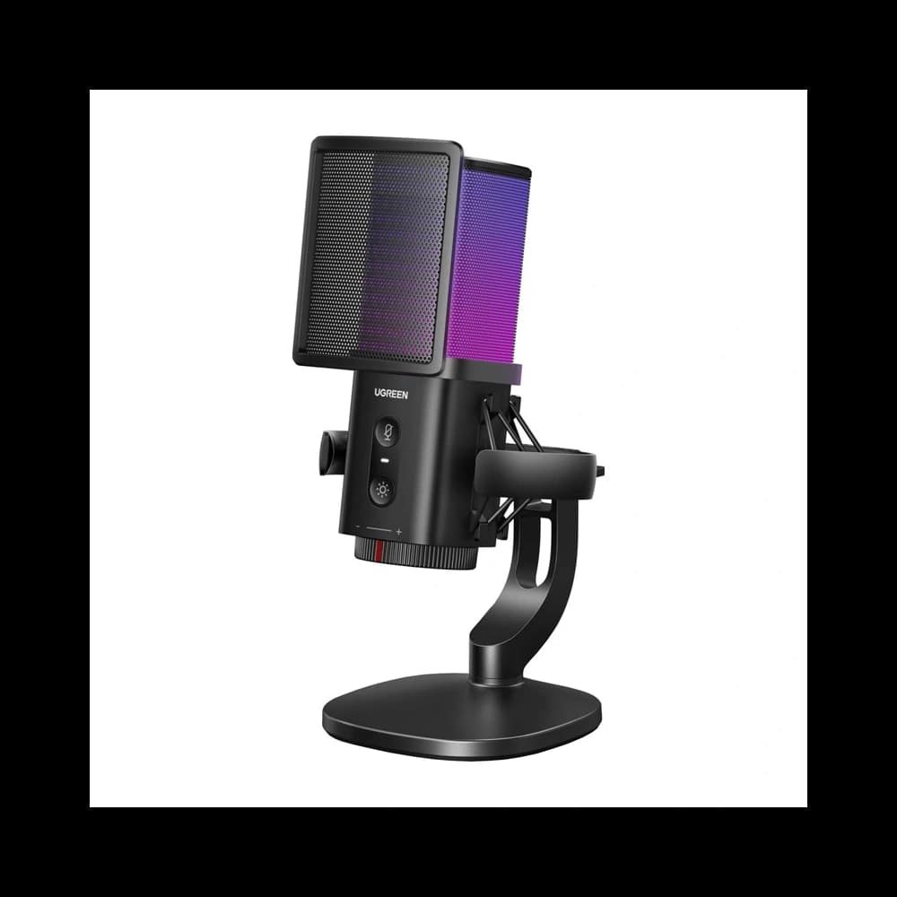 UGREEN CM581 Microphone for Computer 24-bit/96kHz USB-C RGB (black) - 1