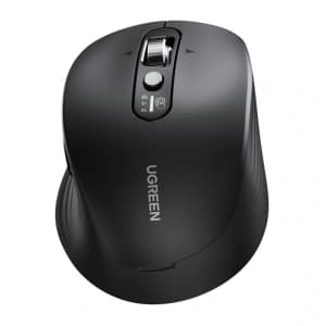 UGREEN Wireless Mouse M752 Bluetooth 5.4 + 2.4 GHz 2xAA (black)