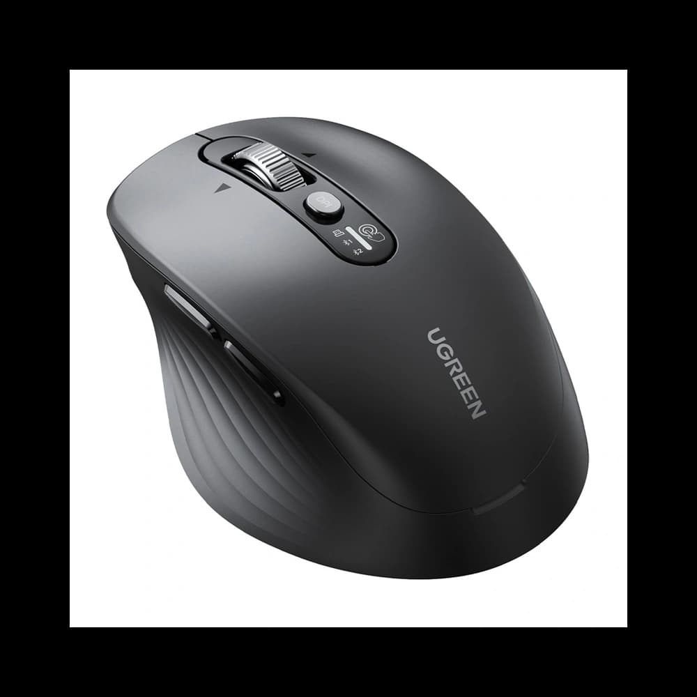 UGREEN Wireless Mouse M752 Bluetooth 5.4 + 2.4 GHz 2xAA (black) - 2