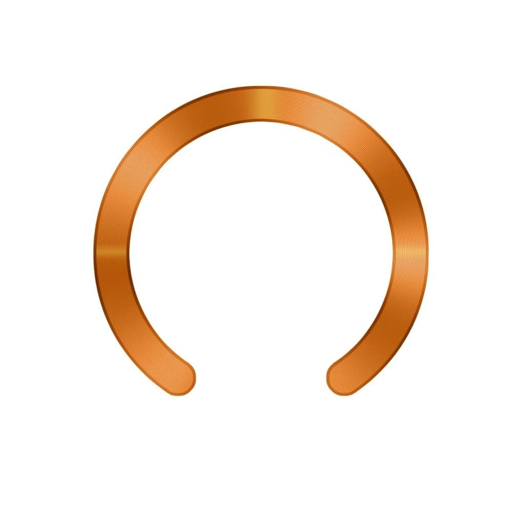 Tech-Protect MMP-210 Magnetischer MagSafe Ring Schwarz & Kosmisches Orange [2 PACK]
 - 2