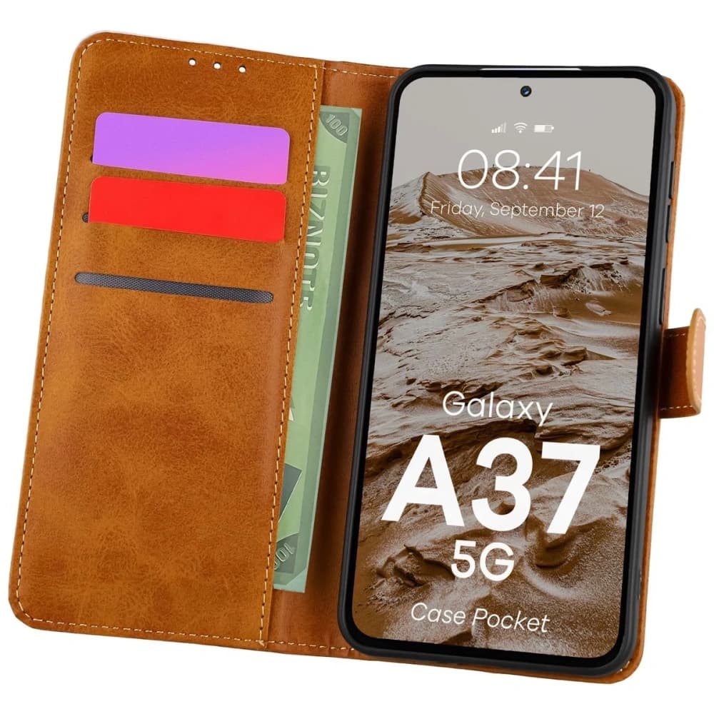 Bizon Case Pocket Samsung Galaxy A37 5G braun
 - 1