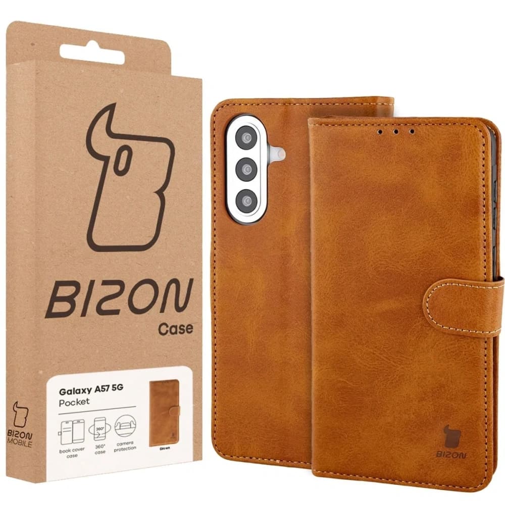 Bizon Case Pocket Samsung Galaxy A57 5G brown - 6