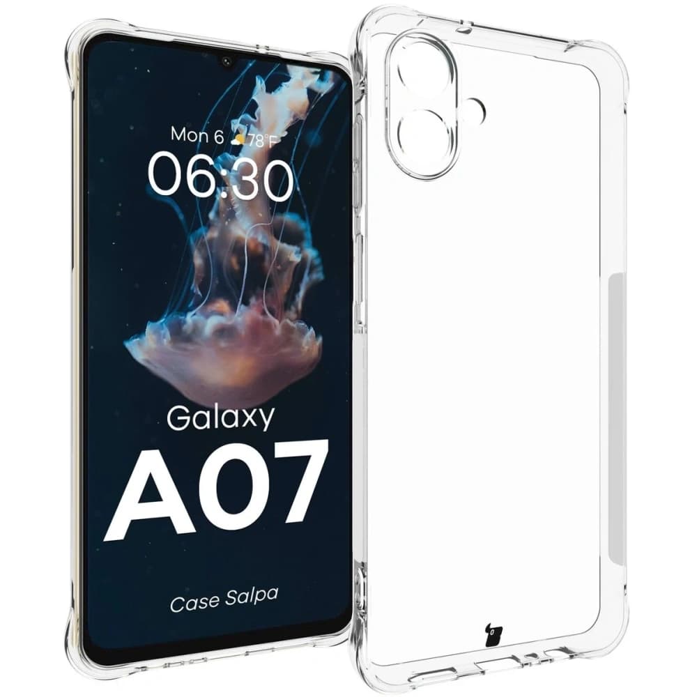 Elastyczne etui Bizon Case Salpa do Samsung Galaxy A07 4G przezroczyste - 1
