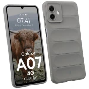 Pancerne etui Bizon Case Tur do Samsung Galaxy A07 4G jasnoszare