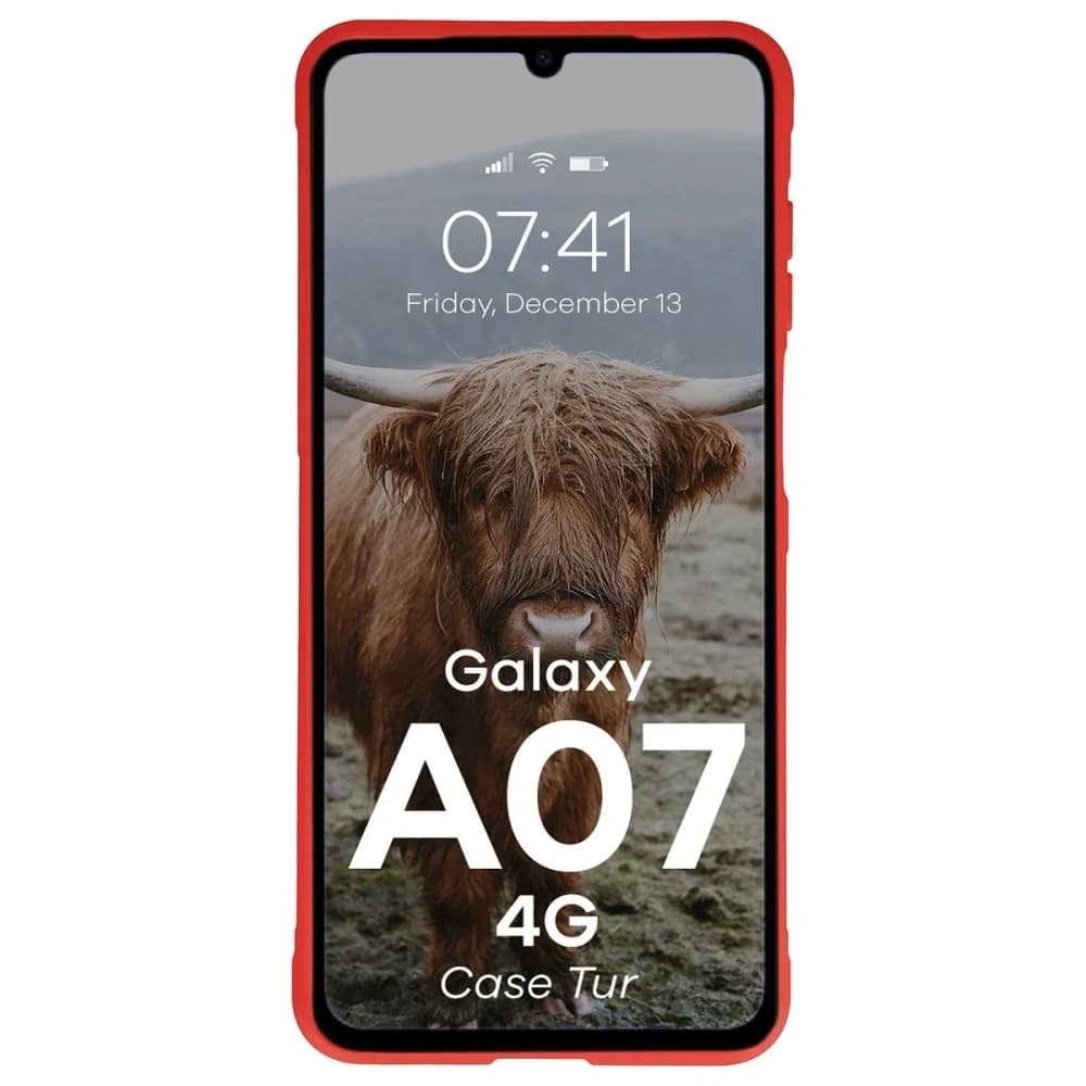 Bizon Case Tur Samsung Galaxy A07 4G red - 5