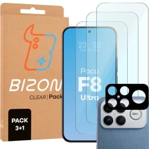 Bizon Glass Clear Pack Xiaomi POCO F8 Ultra