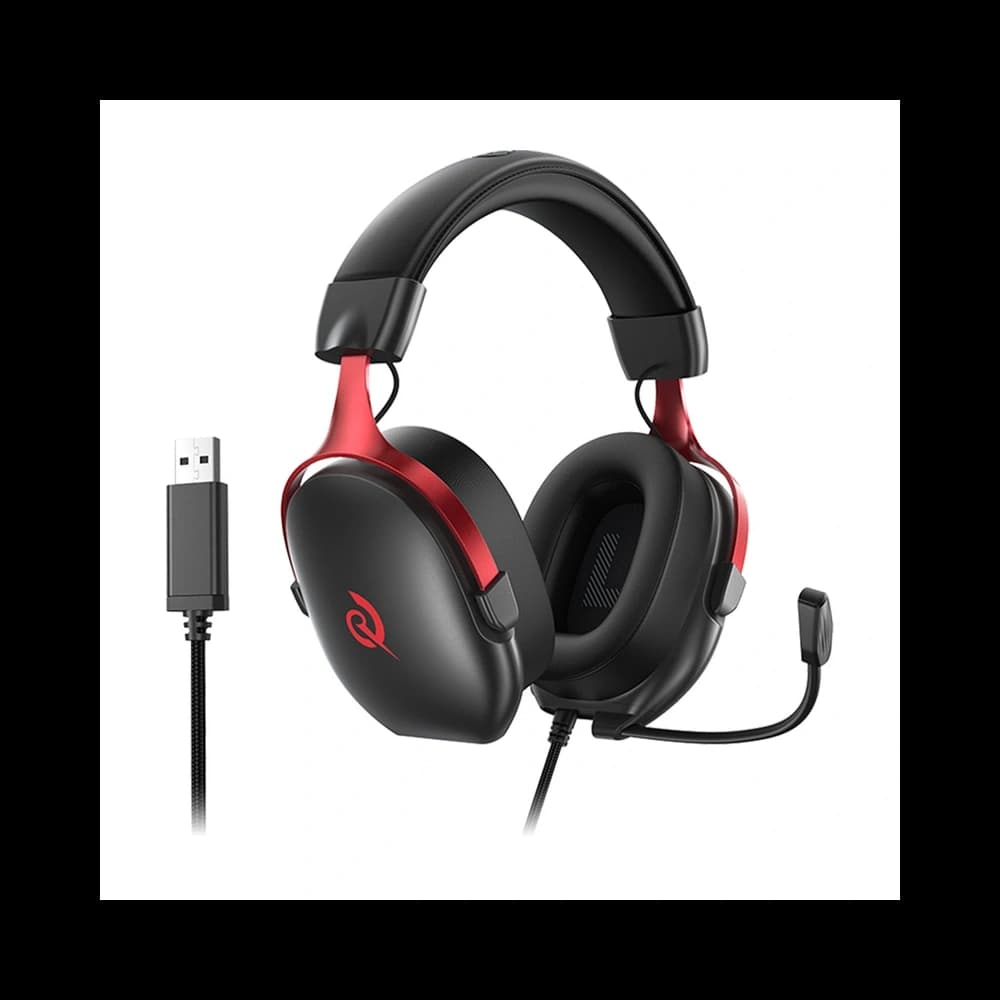 QCY Heroad VN200 Gaming Kopfhörer (schwarz-rot) - 4