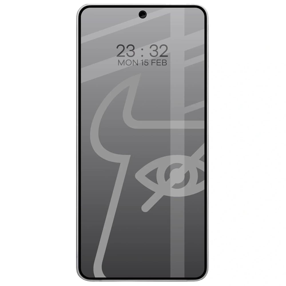 Bizon Glass Edge Shadow Samsung Galaxy S26 Ultra tinted with a black frame - 3