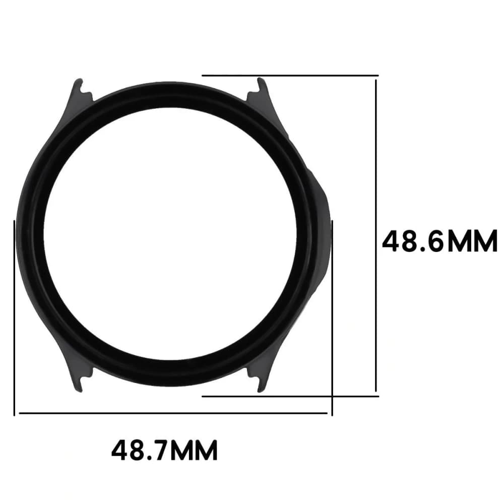 Bizon Case Watch Adamo OnePlus Watch Lite 45mm / Oppo Watch S 45mm black - 2