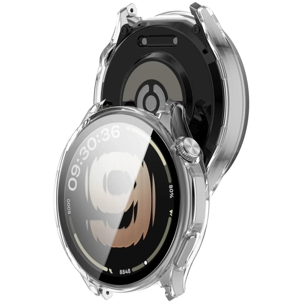 Bizon Case Watch Adamo OnePlus Watch Lite 45mm / Oppo Watch S 45mm clear - 1