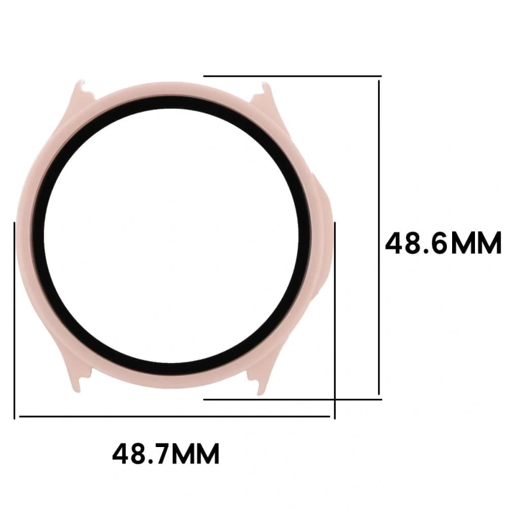 Bizon Case Watch Adamo OnePlus Watch Lite 45mm / Oppo Watch S 45mm pink - 2