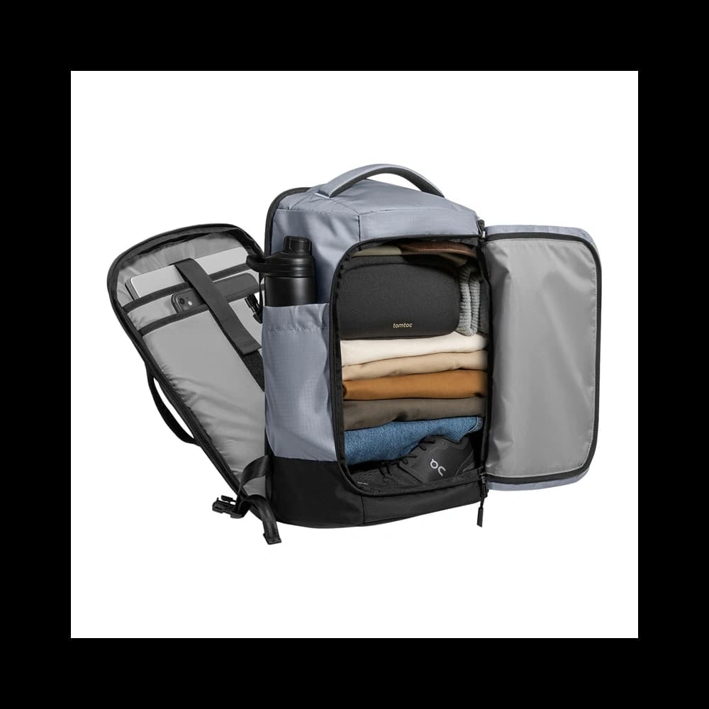 Tomtoc Navigator-T66 Liteway Travel Backpack, 16"/40L (gray) - 2