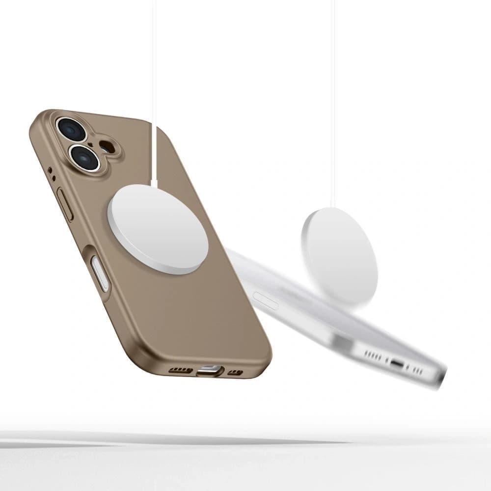 Tech-Protect Silicone MagSafe Apple iPhone 17e / 16e Schokoladenbraun - 2