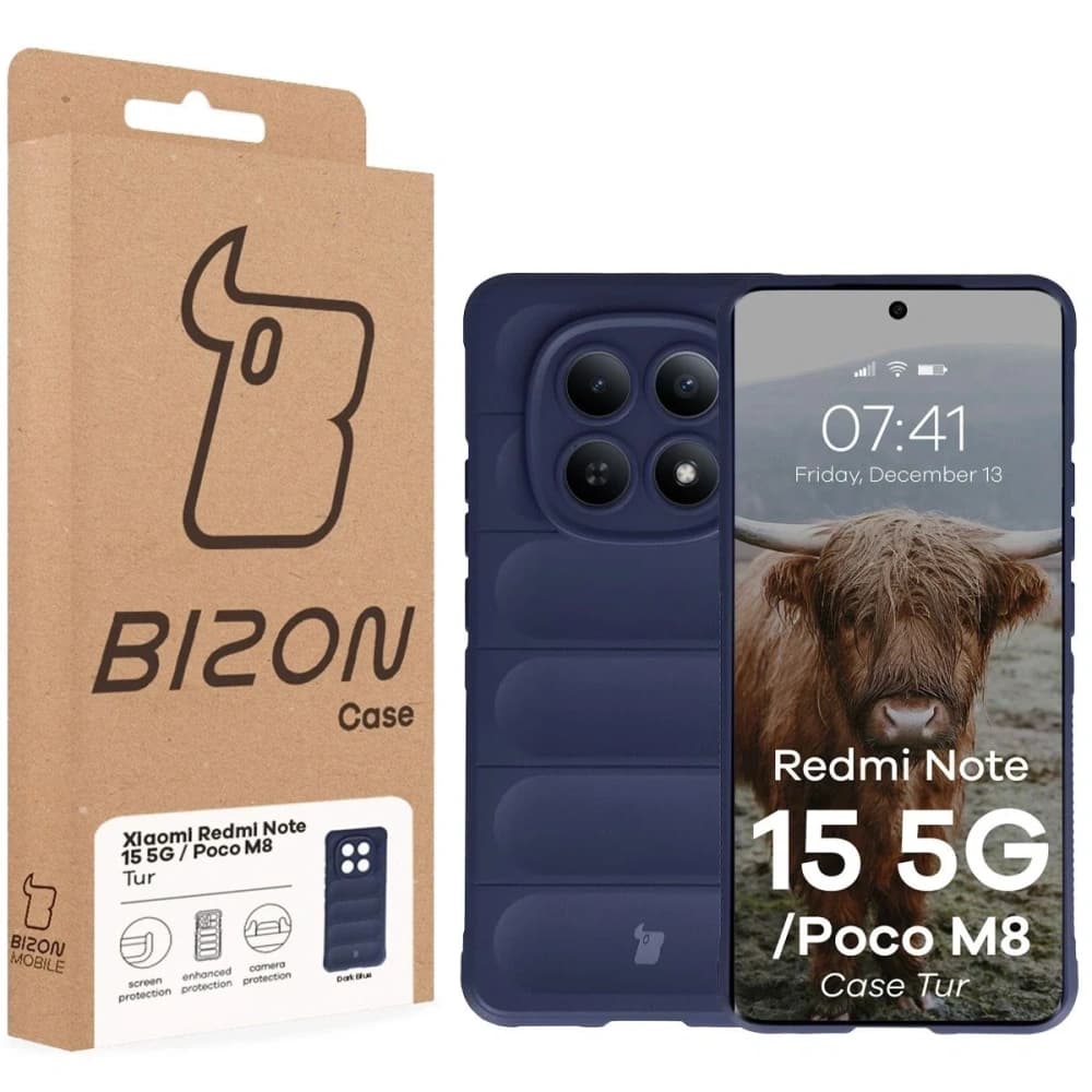 Bizon Case Tur Xiaomi Redmi Note 15 5G / POCO M8 5G marineblau
 - 8
