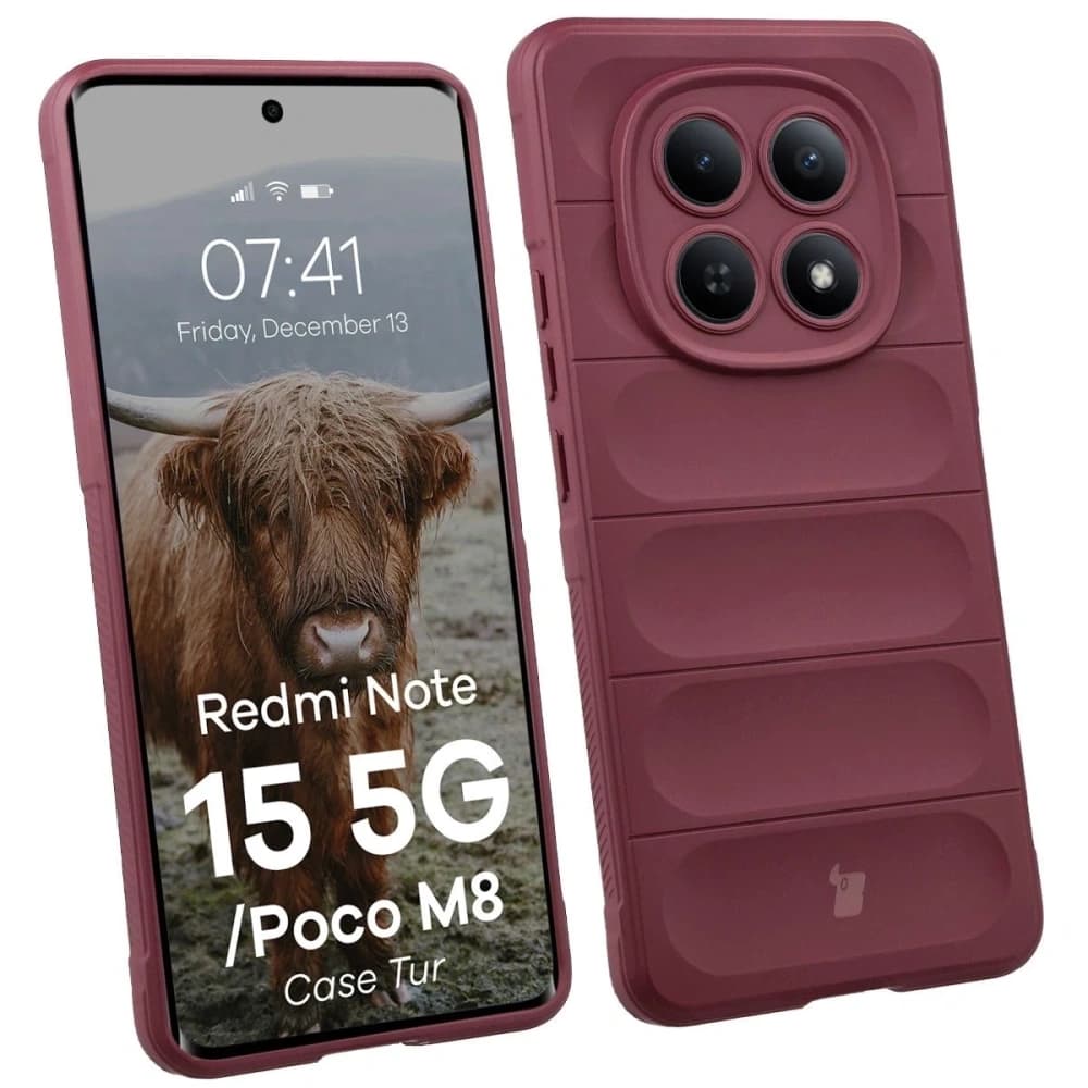 Bizon Case Tur Xiaomi Redmi Note 15 5G / POCO M8 5G burgunder
 - 1