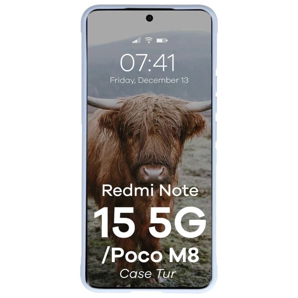 Bizon Case Tur Xiaomi Redmi Note 15 5G / POCO M8 5G hellblau
 - 5