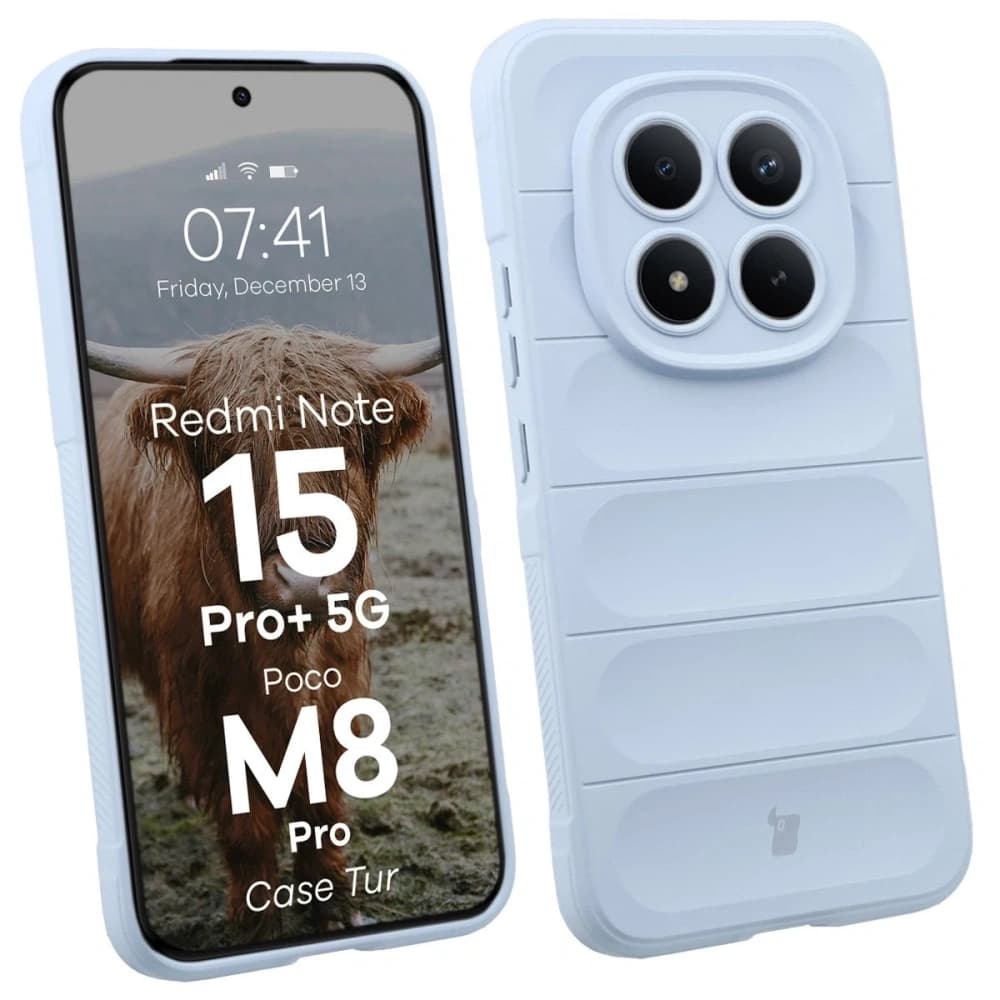 Bizon Case Tur Xiaomi Redmi Note 15 Pro Plus 5G / POCO M8 Pro 5G hellblau
 - 1