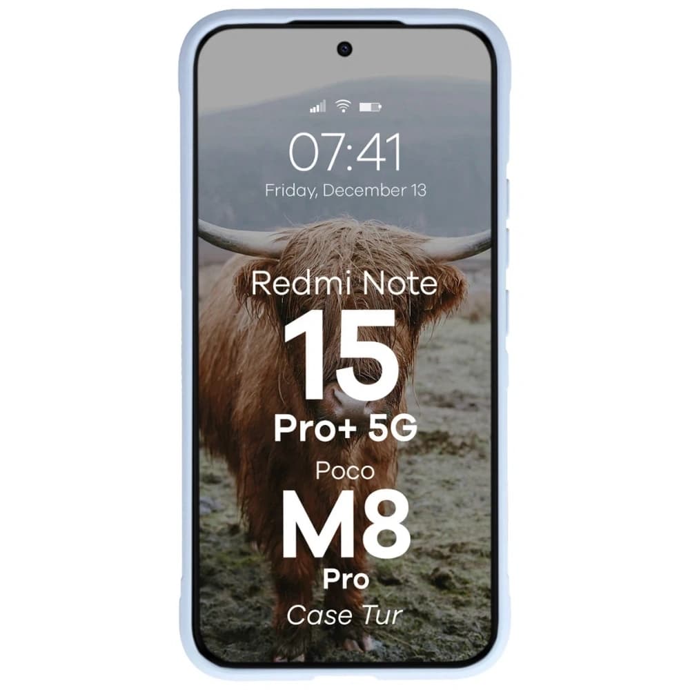 Bizon Case Tur Xiaomi Redmi Note 15 Pro Plus 5G / POCO M8 Pro 5G hellblau
 - 5