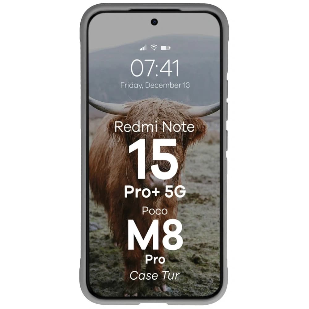 Bizon Case Tur Xiaomi Redmi Note 15 Pro Plus 5G / POCO M8 Pro 5G hellgrau
 - 5