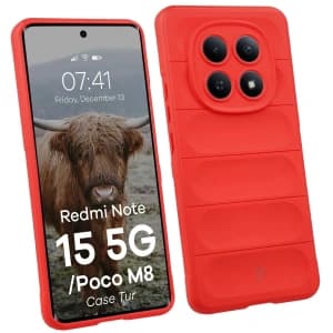 Bizon Case Tur Xiaomi Redmi Note 15 5G / POCO M8 5G rot
