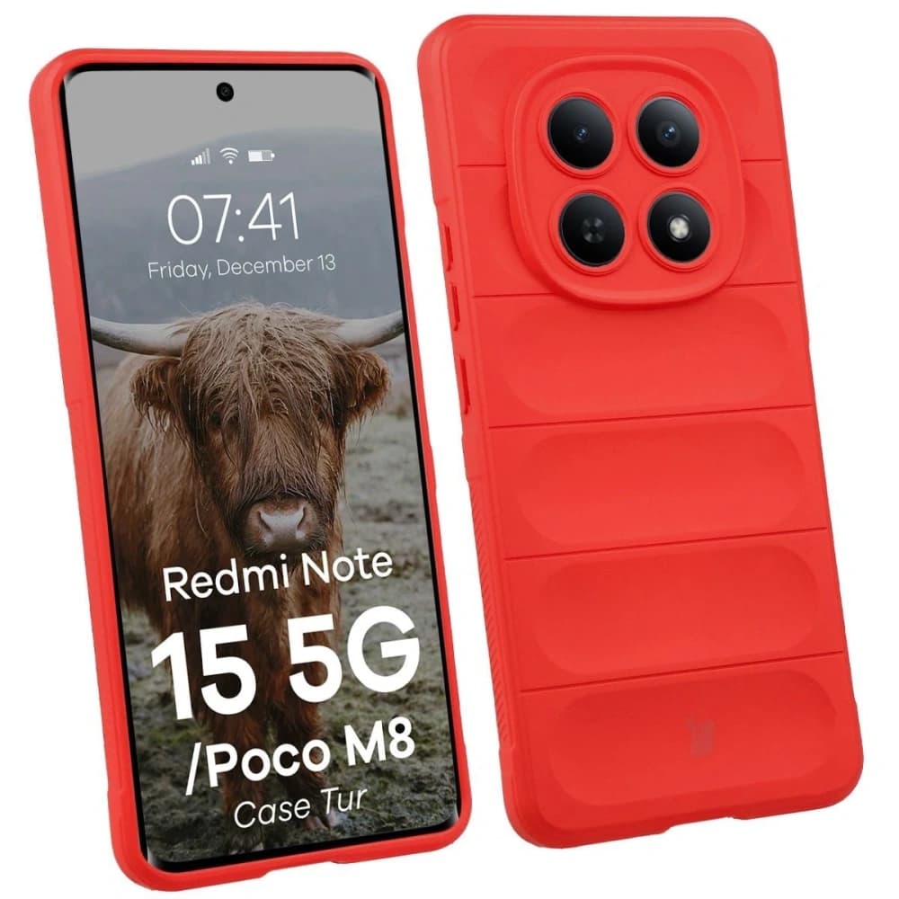 Bizon Case Tur Xiaomi Redmi Note 15 5G / POCO M8 5G rot
 - 1