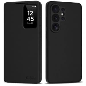 Tech-Protect Smart Wallet Samsung Galaxy S26 Ultra Matte Black