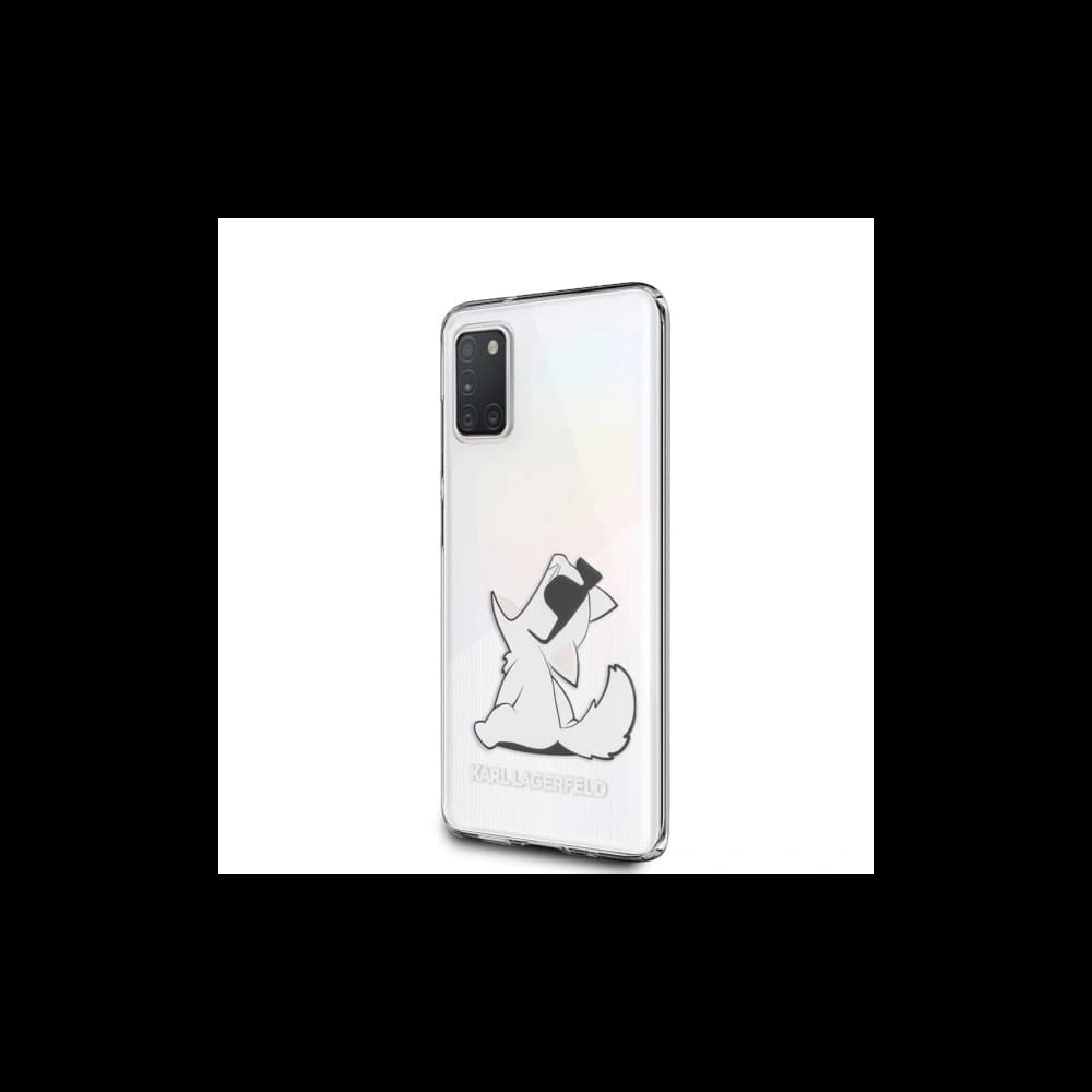 Karl Lagerfeld KLHCA31CFNRC Samsung Galaxy A31 hardcase transparent Choupette Fun - 1