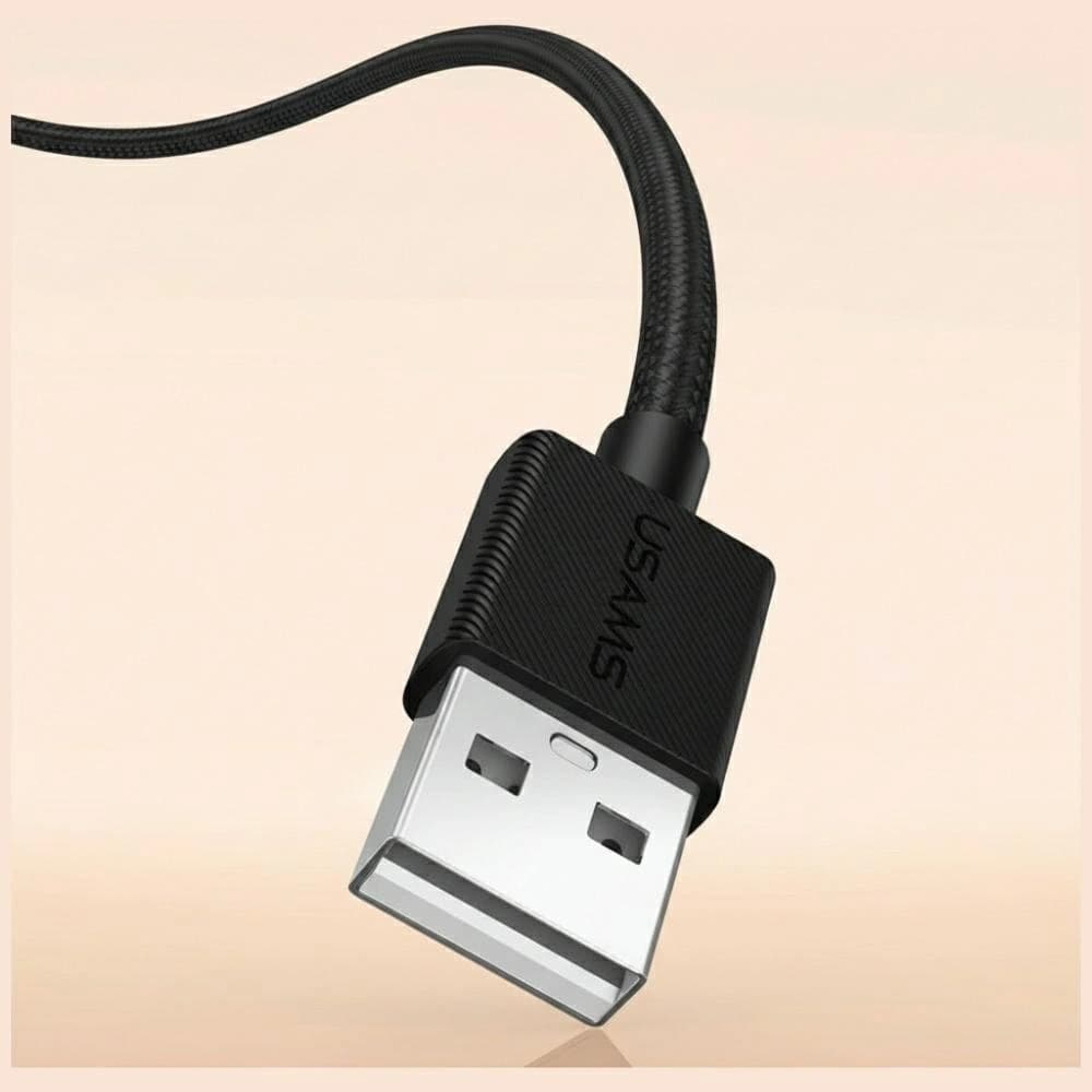 USAMS U92 18W USB-C / USB-A Cable 1.2m Black - 2