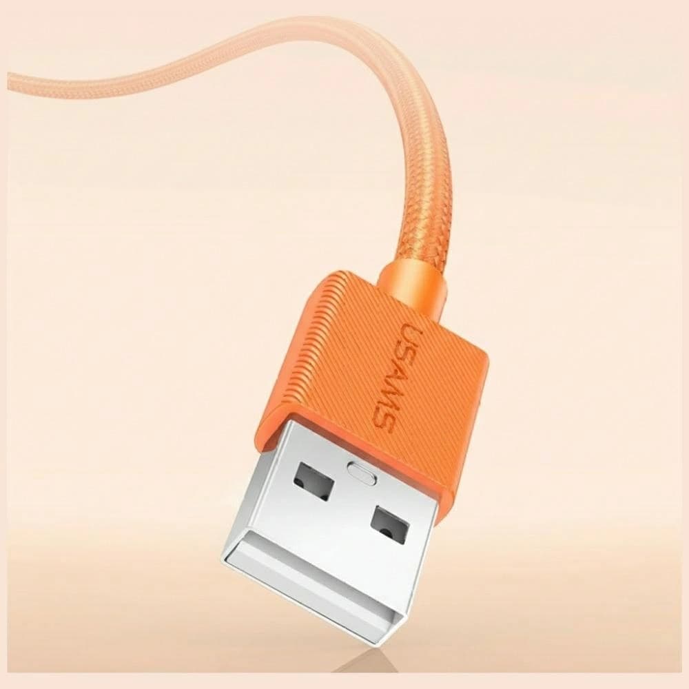 USAMS U92 18W USB-C / USB-A Cable 1.2m Orange - 2