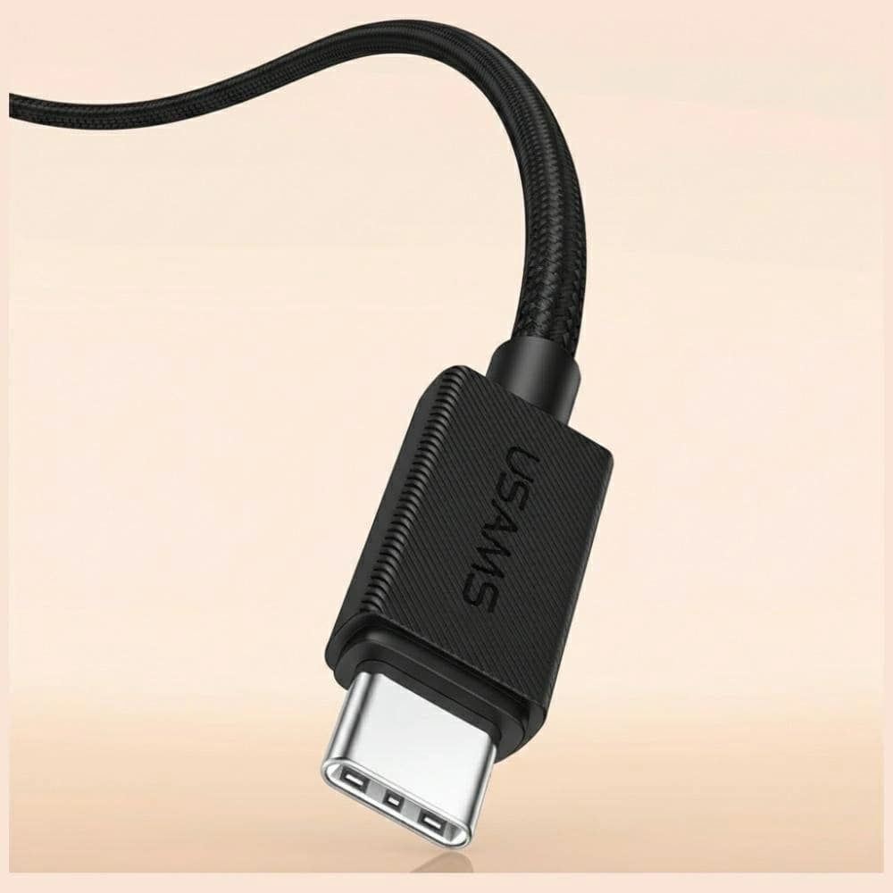 USAMS U92 30W USB-C / Lightning Cable 1.2m Black - 3