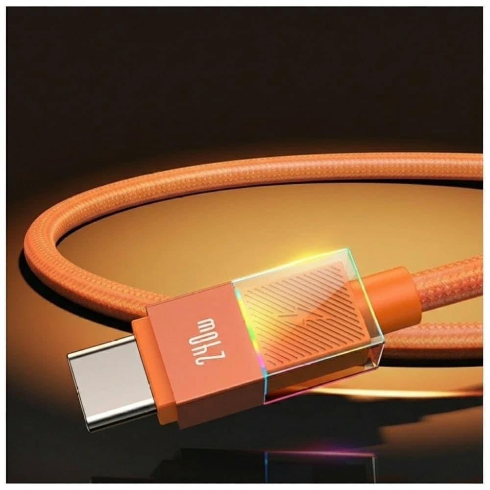 USAMS U93 240W USB-C / USB-C Kabel 1.2m orange
 - 5