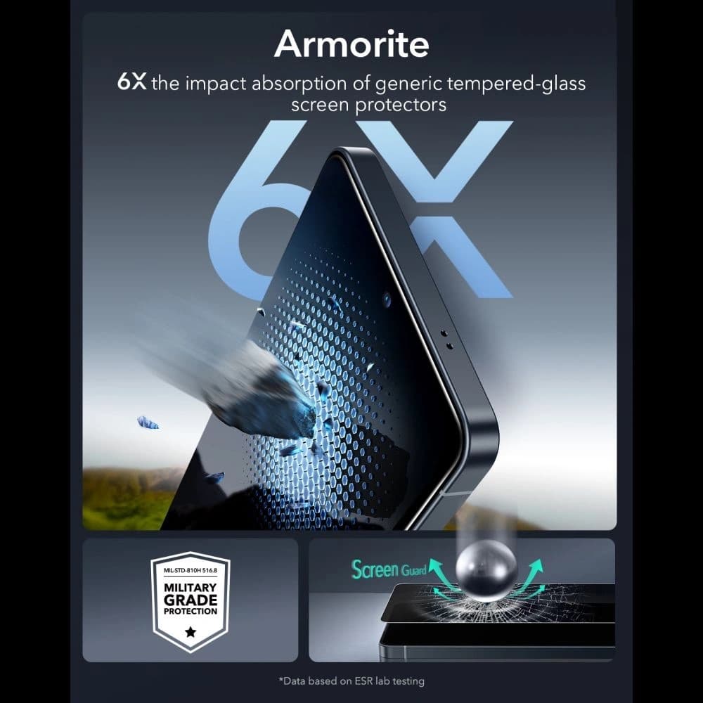 ESR UltraFit Armorite Tempered Glass Samsung Galaxy S26 Ultra Privacy - 6
