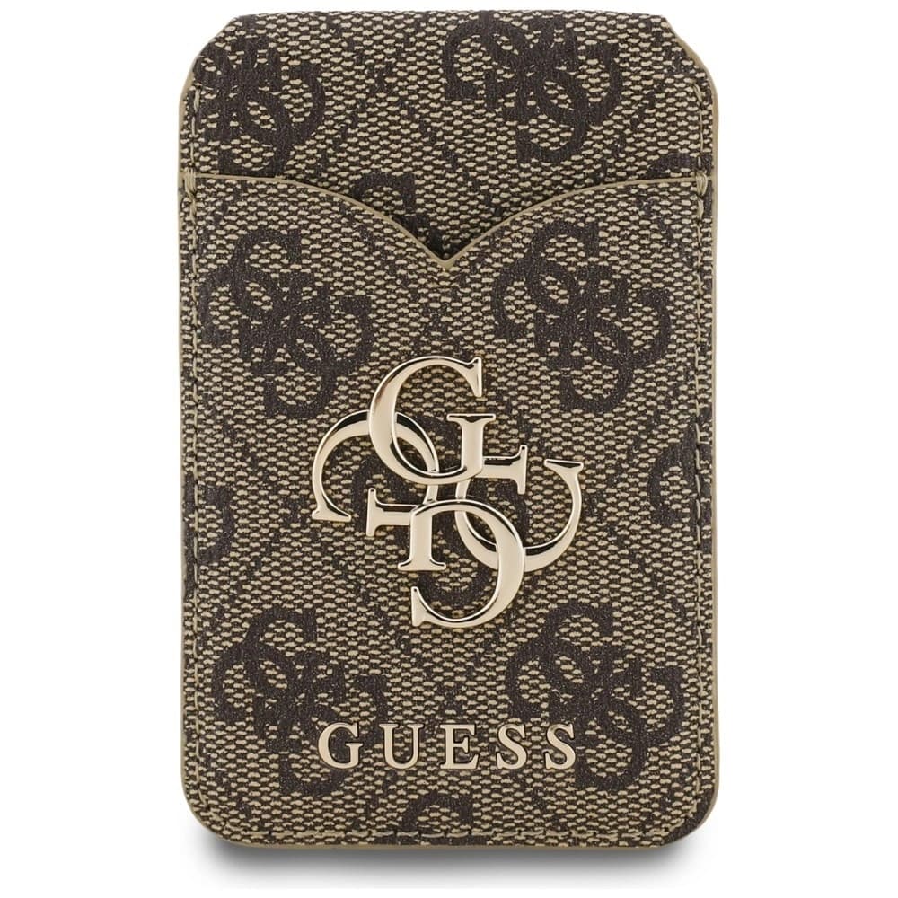 Guess 4G Stand & Mirror MagSafe Wallet Brown - 4