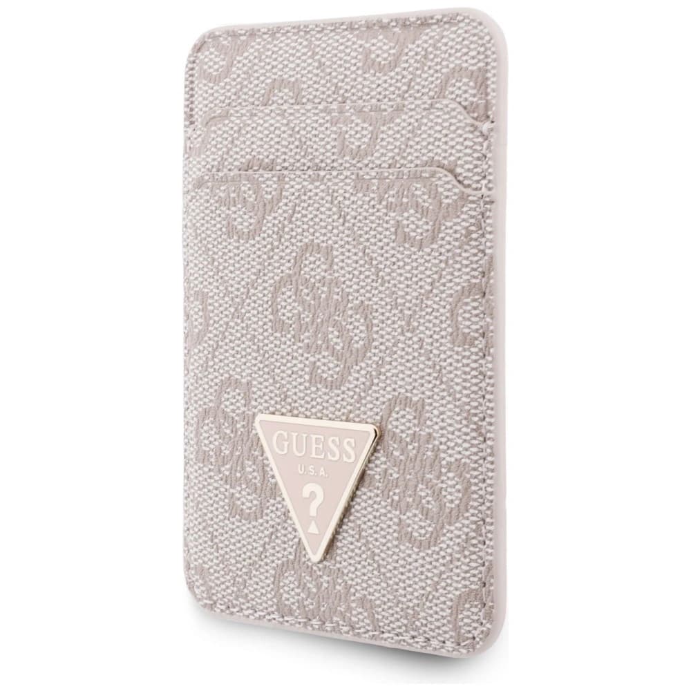 Guess triangle MagSafe Wallet + Hand strap set Pink - 3