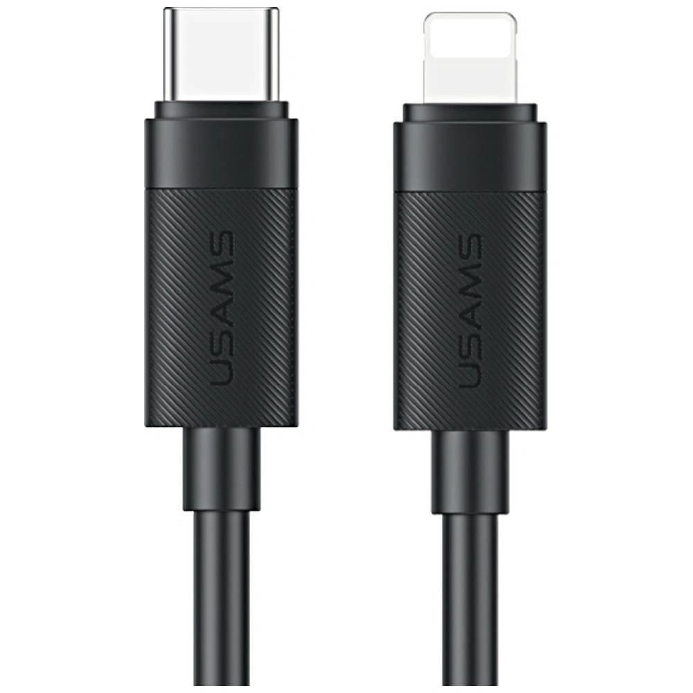 USAMS U94 30W USB-C / Lightning Kabel 1m schwarz
 - 1