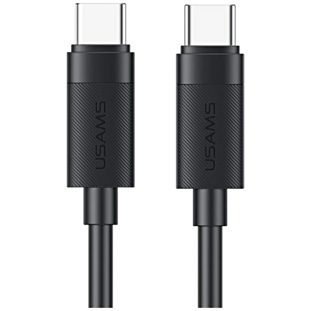USAMS U94 60W USB-C / USB-C Kabel 1m schwarz
 - 1