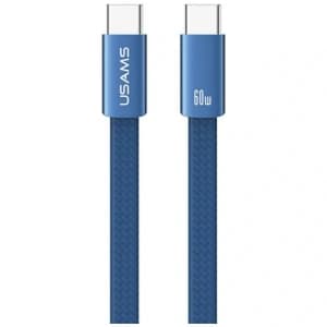 USAMS U96 60W USB-C / USB-C Cable 1.2m Blue