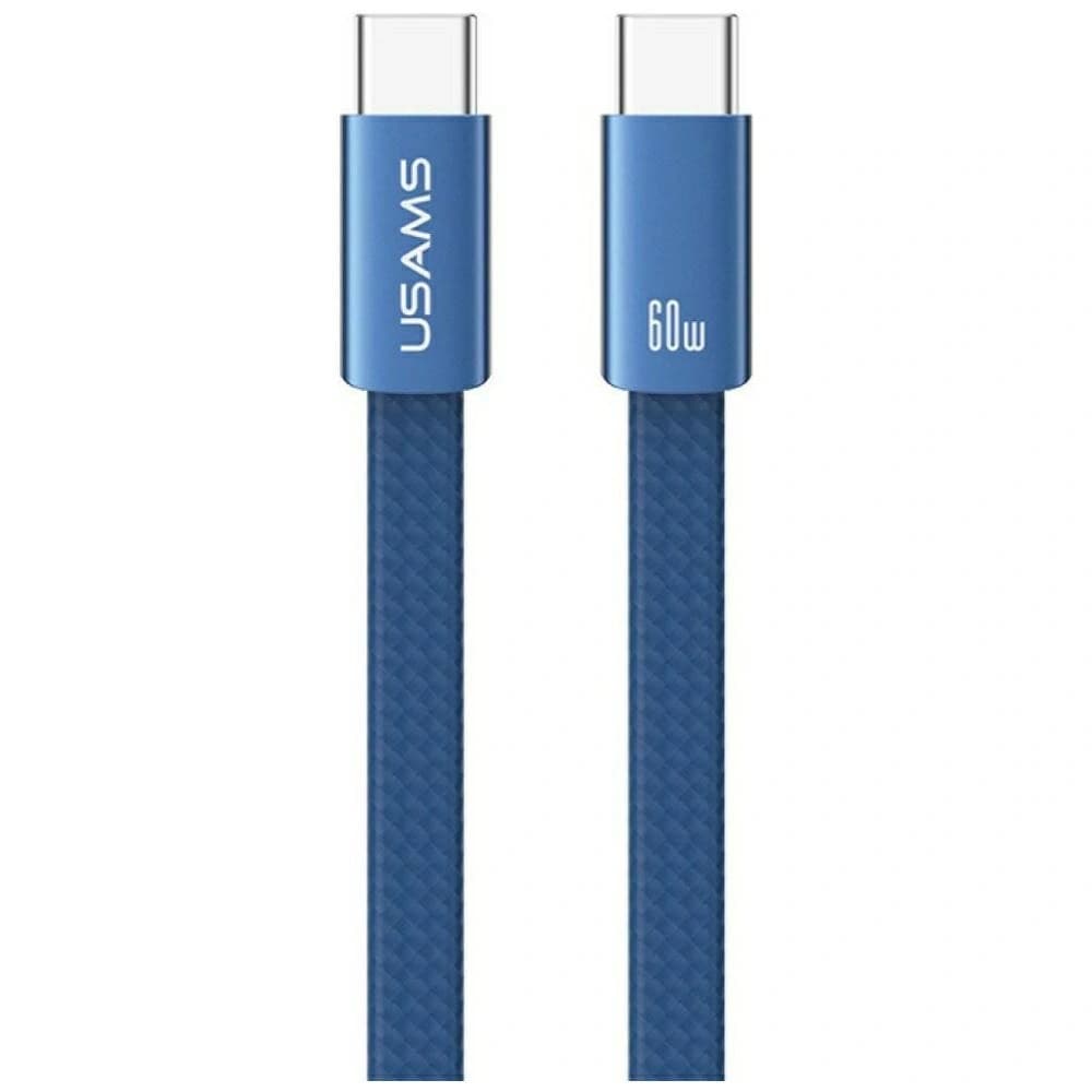 USAMS U96 60W USB-C / USB-C Kabel 1.2m blau
 - 1