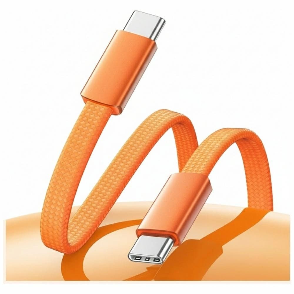 USAMS U96 60W USB-C / USB-C Kabel 1.2m orange
 - 3
