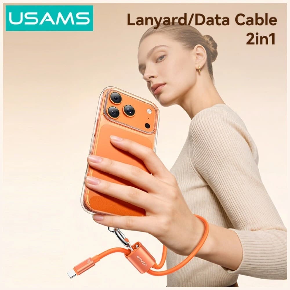 USAMS U97 60W USB-C / USB-C handstrap 30cm tarnish - 3