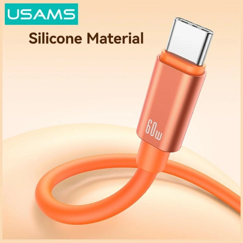 USAMS U97 60W USB-C / USB-C handstrap 30cm tarnish - 4