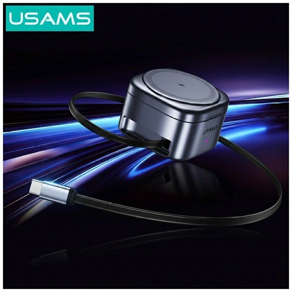 3-in-1 Induction Charger USAMS CD257 Qi2 tarnish - 4