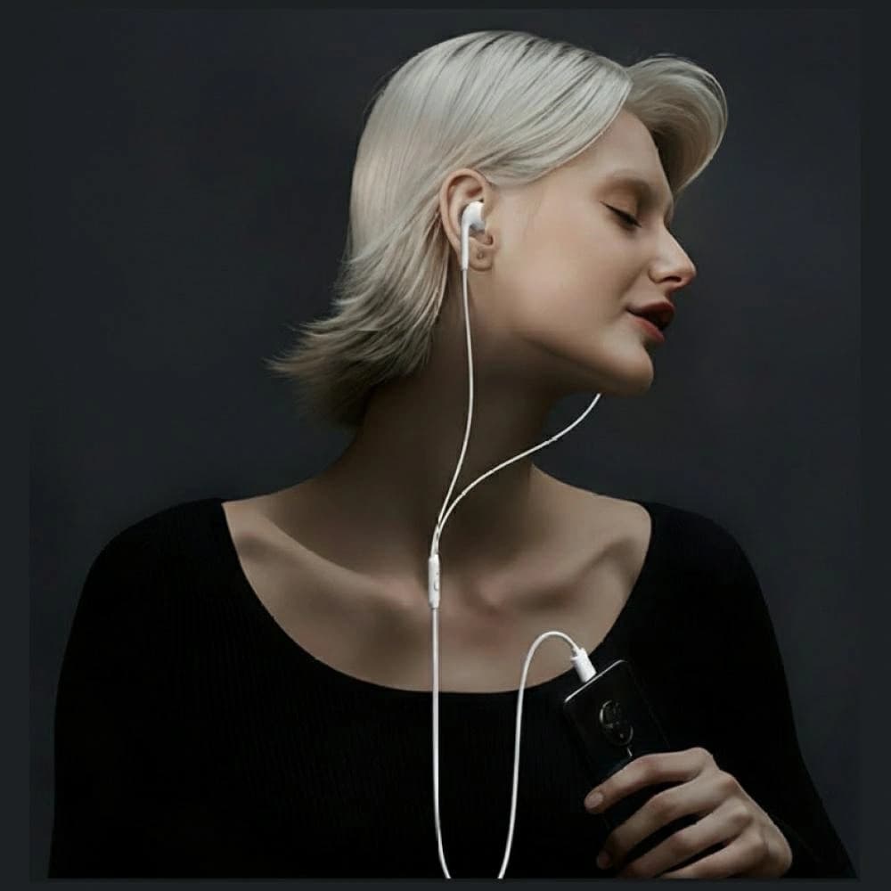 USAMS EP-50 USB-C In-Ear Headphones 1.2m White - 2