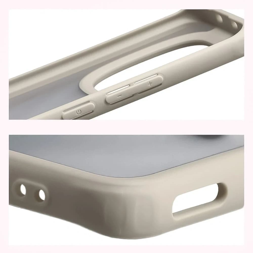 Bizon Case Angelo Xiaomi Redmi Note 15 / POCO M8 5G semi-transparent with a beige frame - 4