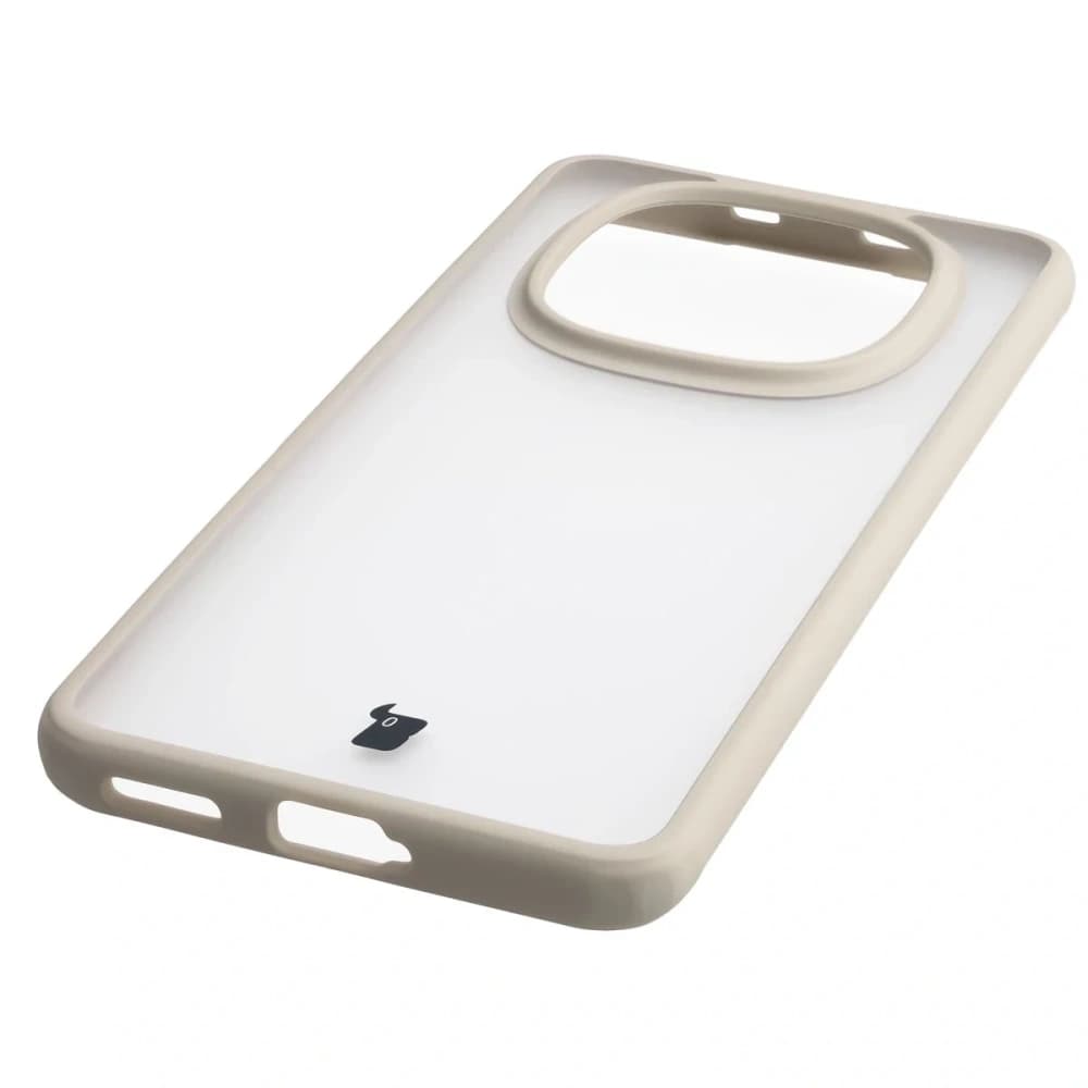Bizon Case Angelo Xiaomi Redmi Note 15 / POCO M8 5G semi-transparent with a beige frame - 5